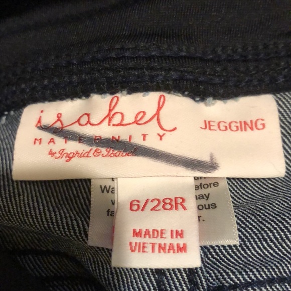 Isabel by Ingrid & Isabel NWT crossover panel jeans sz6 - Picture 2 of 11